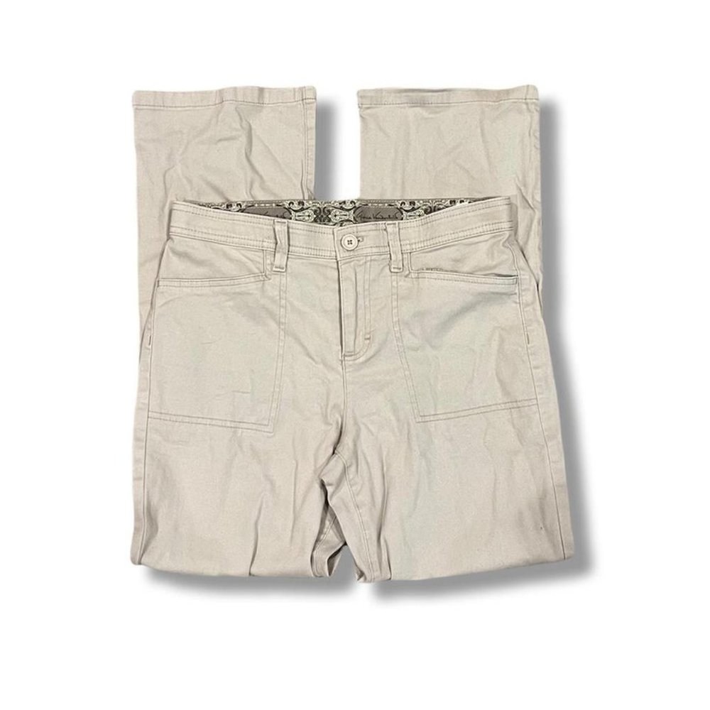 Mid Rise Baggy Khaki Pants